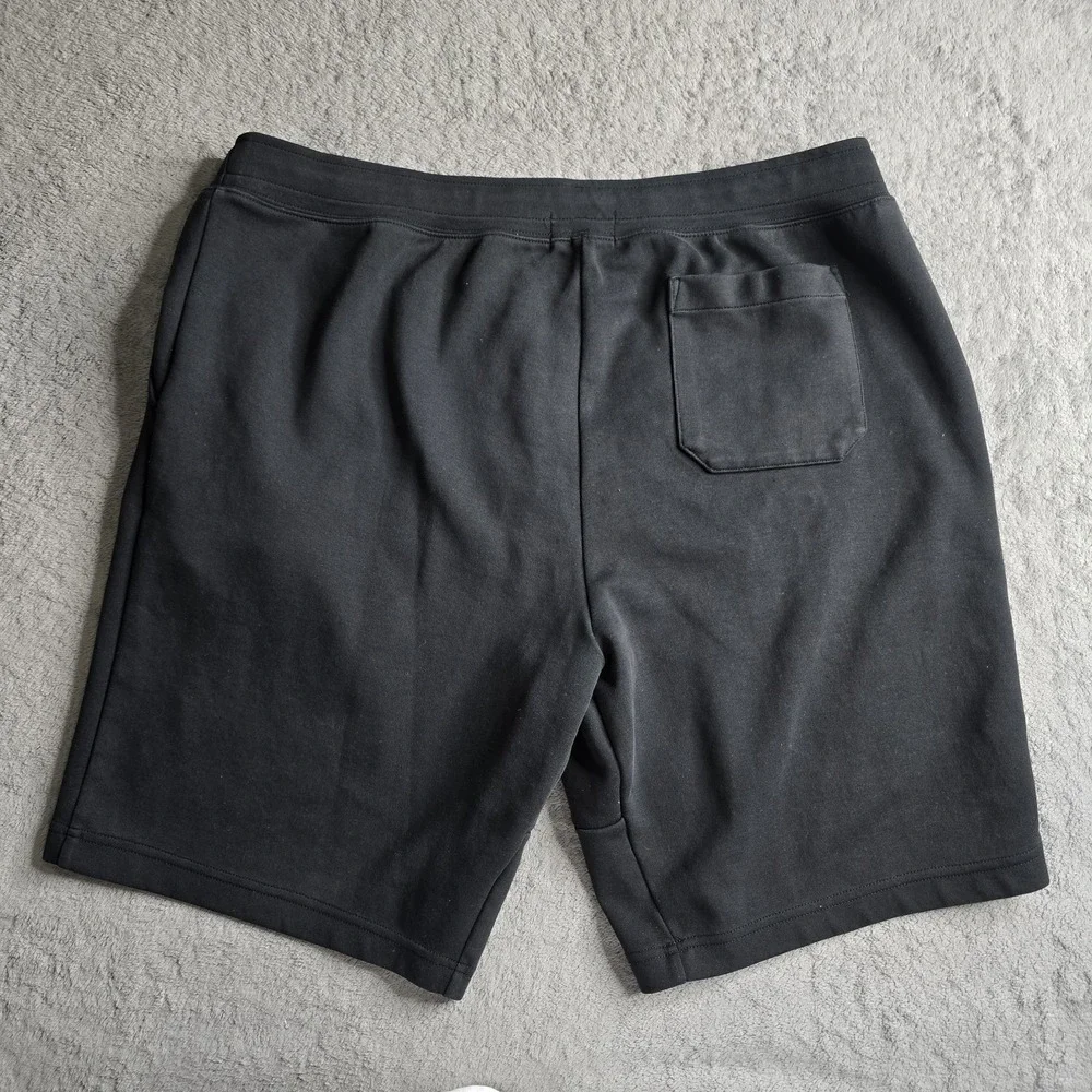 Polo Ralph Lauren Shorts Mens XXL Black Double-Knit Signature Embroidered Pony